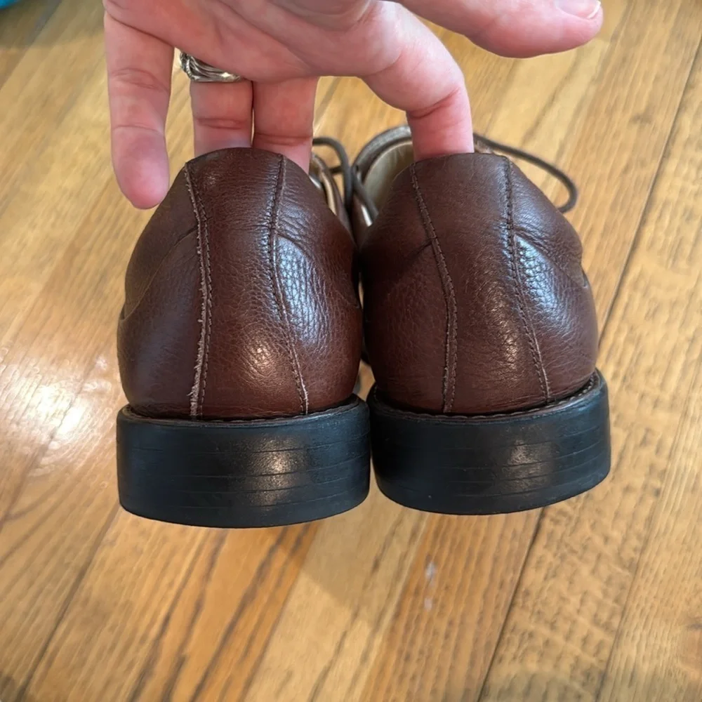 Johnston & Murphy Brown Leather Oxfords — Size 10 EUC
